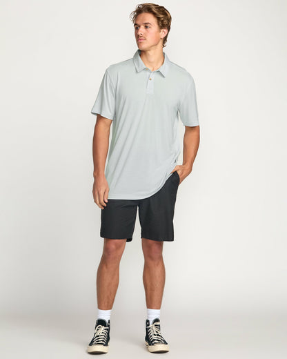 Eclipse Short Sleeve Polo Shirt - Ash Blue | Billabong