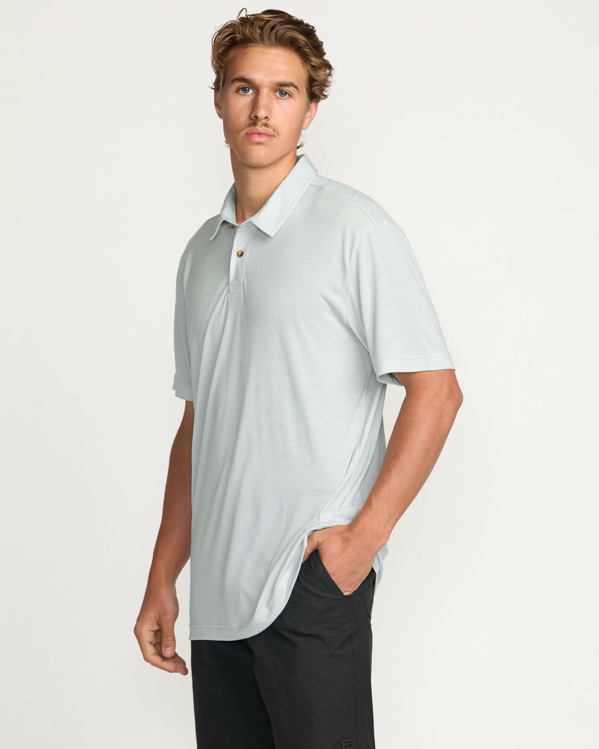 Eclipse Short Sleeve Polo Shirt - Ash Blue | Billabong