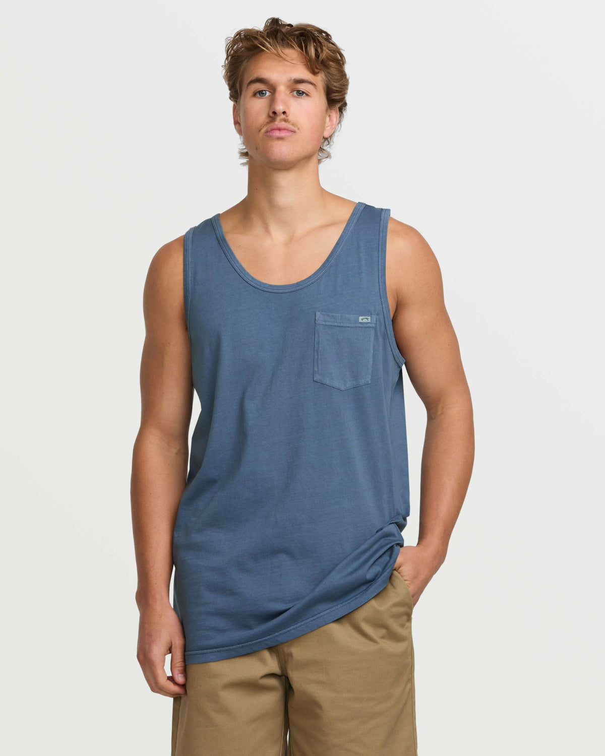 Essential Premium Wave Wash Tank - Slate Blue | Billabong