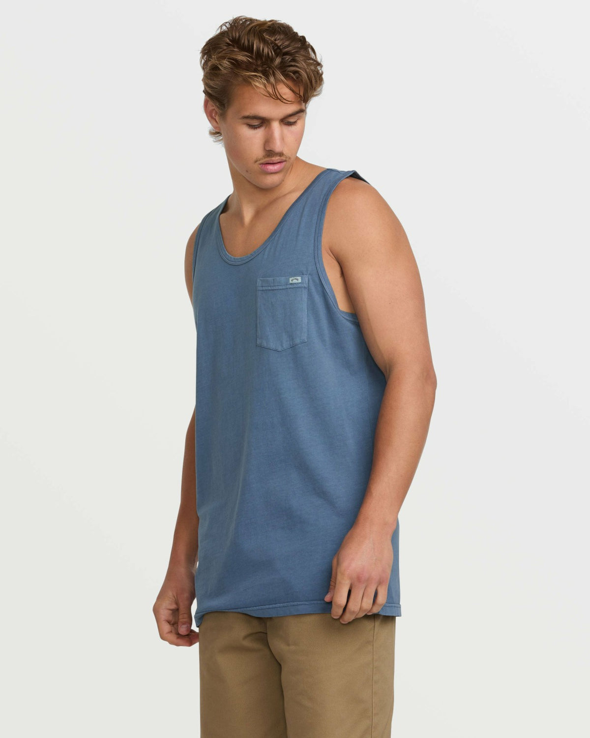 Essential Premium Wave Wash Tank - Slate Blue | Billabong