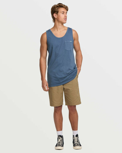 Essential Premium Wave Wash Tank - Slate Blue | Billabong