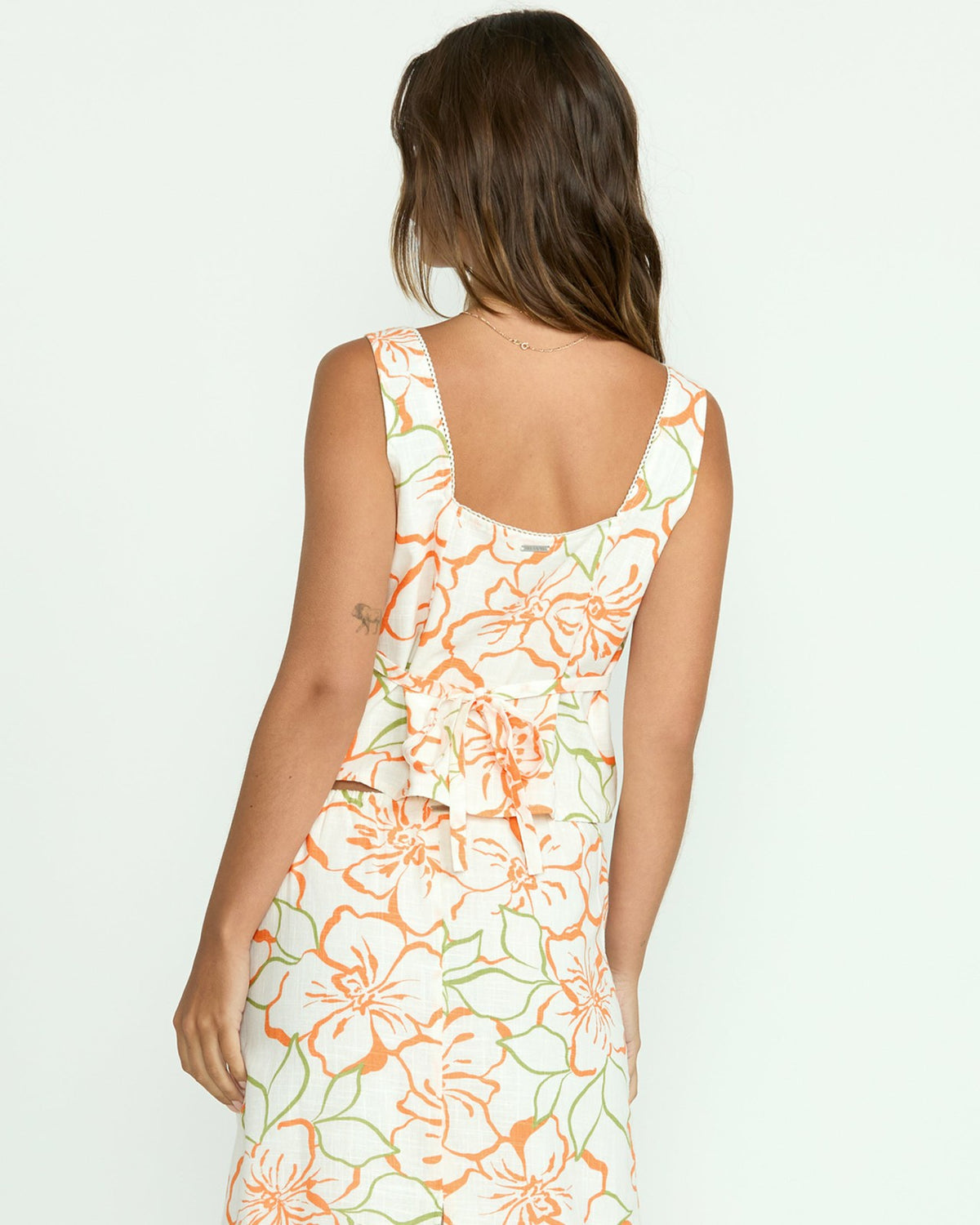 Feelin Free Woven Tank - Salt Crystal | Billabong