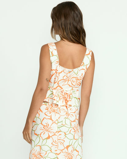 Feelin Free Woven Tank - Salt Crystal | Billabong