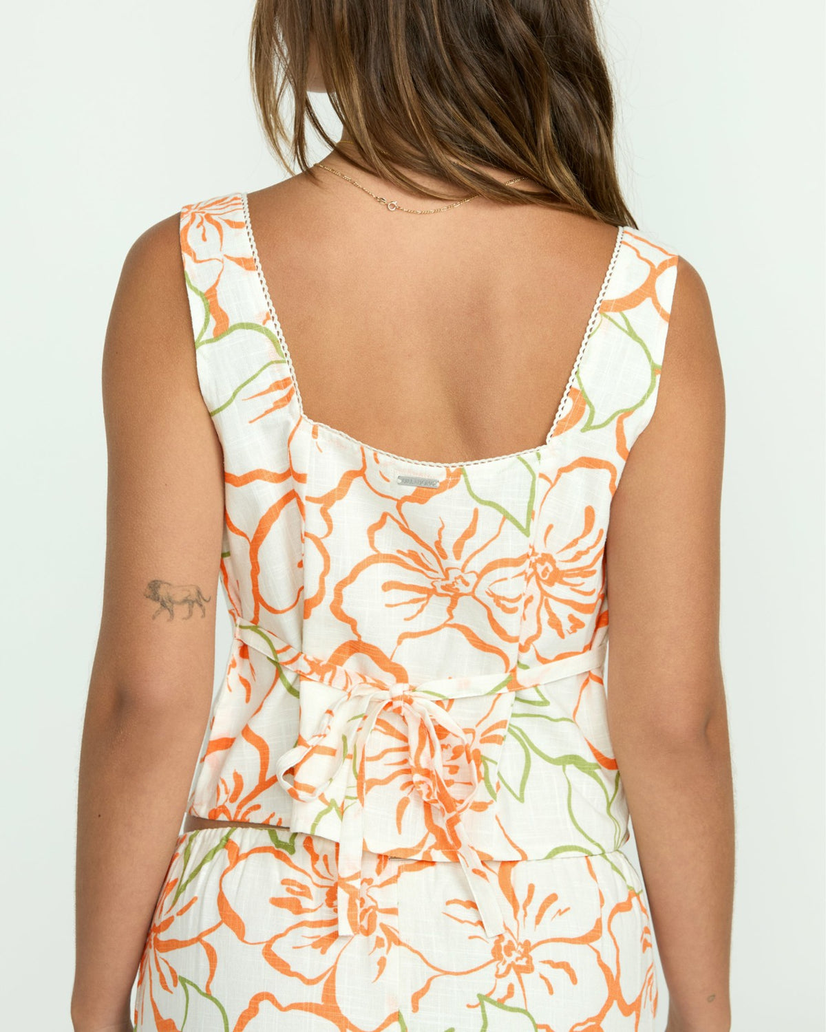 Feelin Free Woven Tank - Salt Crystal | Billabong