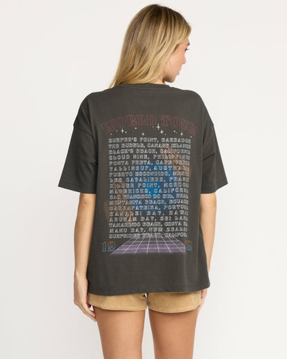Focus Tour Tee - Off Black | Billabong