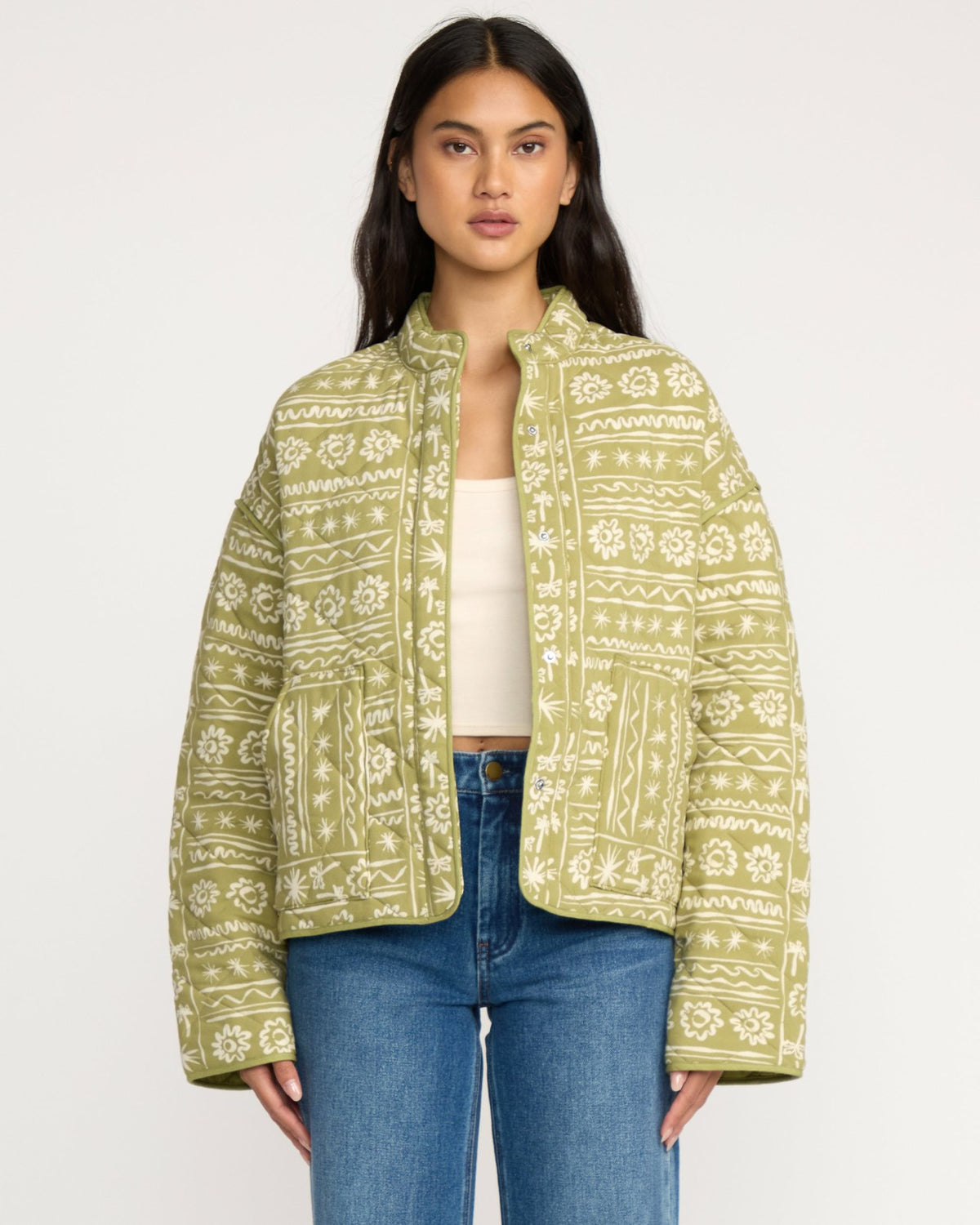 Folk Story Jacket - Green Tea | Billabong