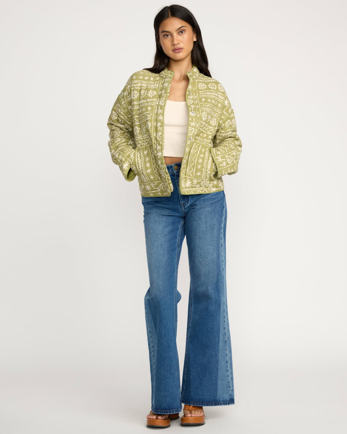 Folk Story Jacket - Green Tea | Billabong