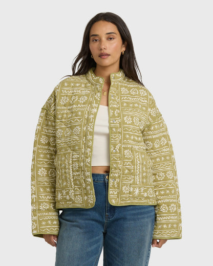Folk Story Jacket - Green Tea | Billabong