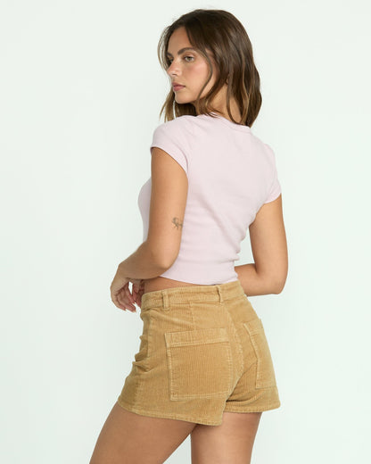 Free Fall Corduroy Shorts - Khaki | Billabong