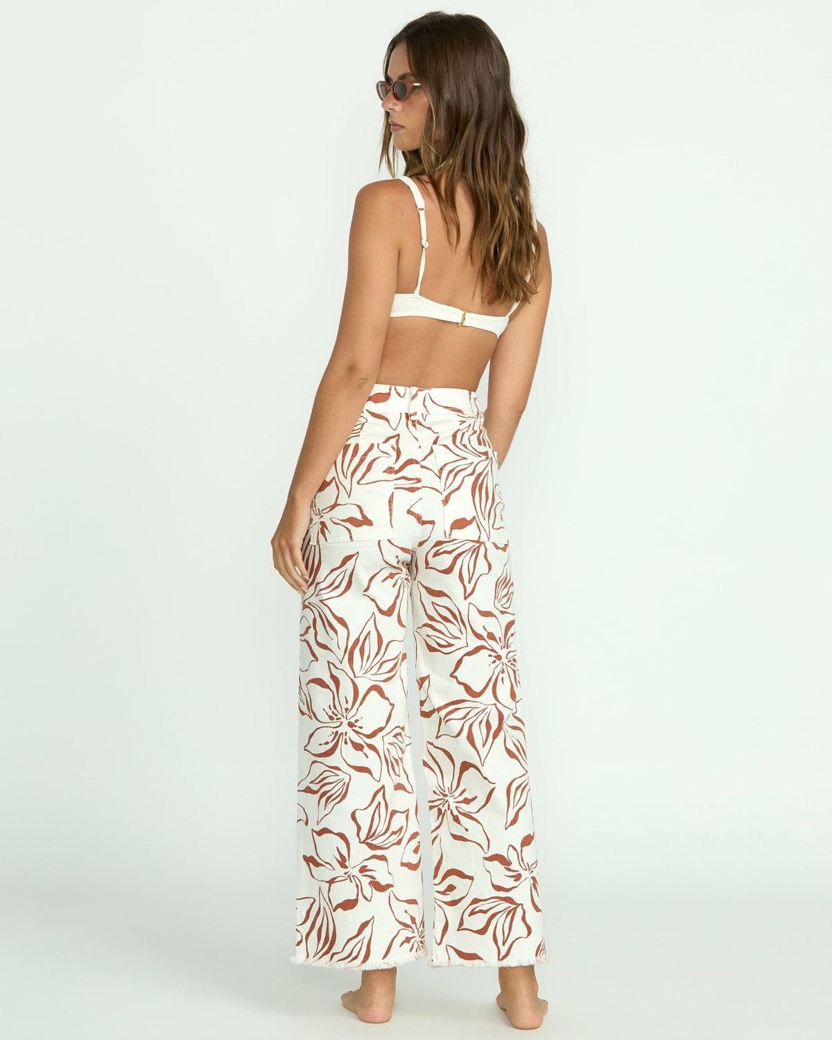 Free Fall Printed Twill Pants - Salt Crystal | Billabong