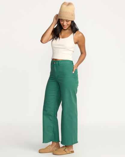 Free Fall High-Waist Pants - Evergreen | Billabong