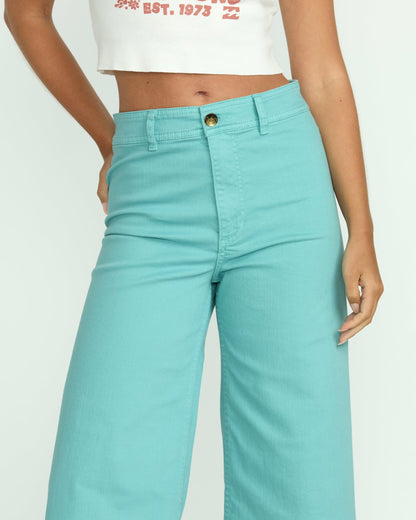 Free Fall High-Waist Pants - Misty Blue | Billabong
