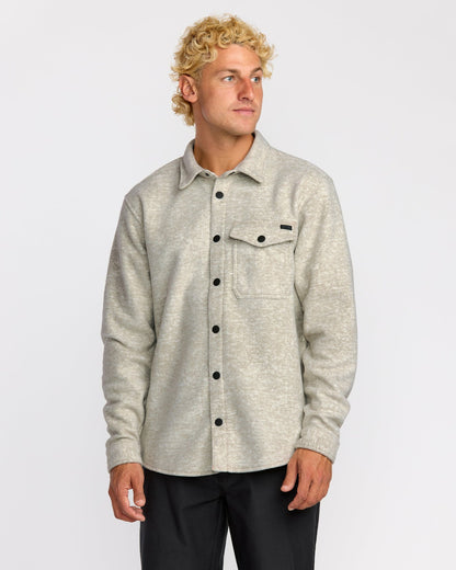 Furnace Long Sleeve Flannel Shirt - Gravel | Billabong