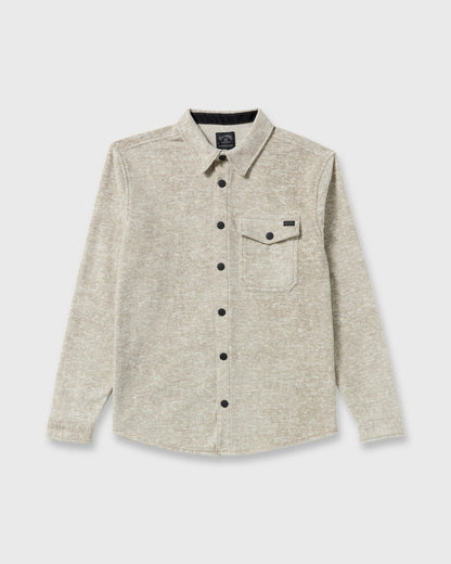 Furnace Long Sleeve Flannel Shirt - Gravel | Billabong