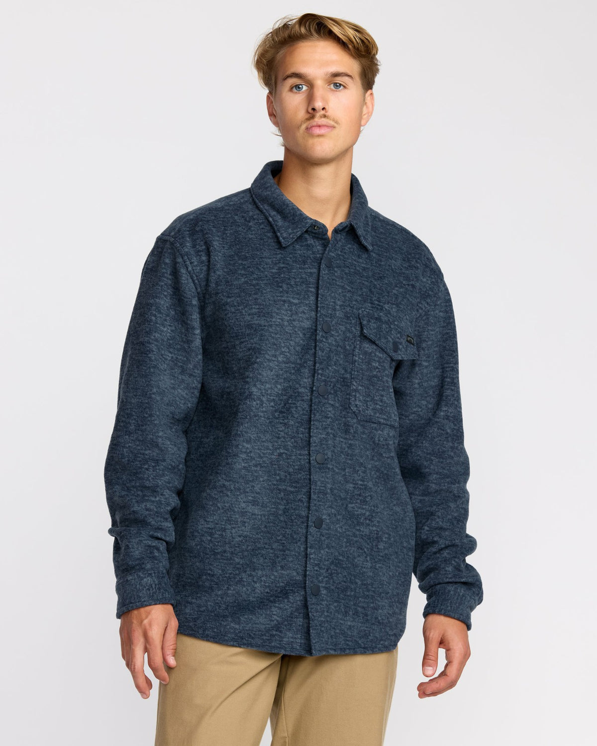 Furnace Long Sleeve Flannel Shirt - Navy | Billabong