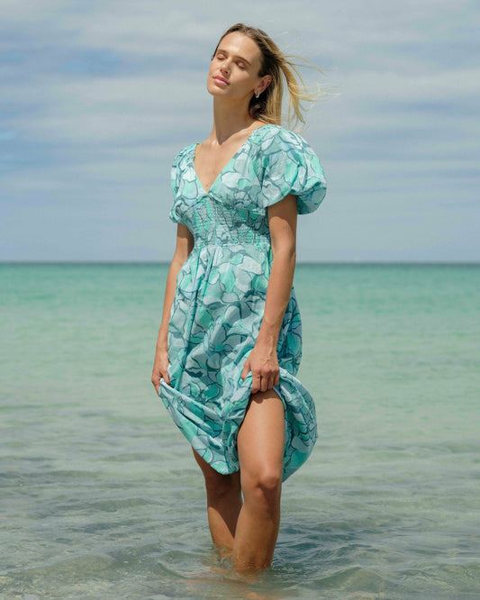 Go Coastal Midi Dress - Blue Bird | Billabong