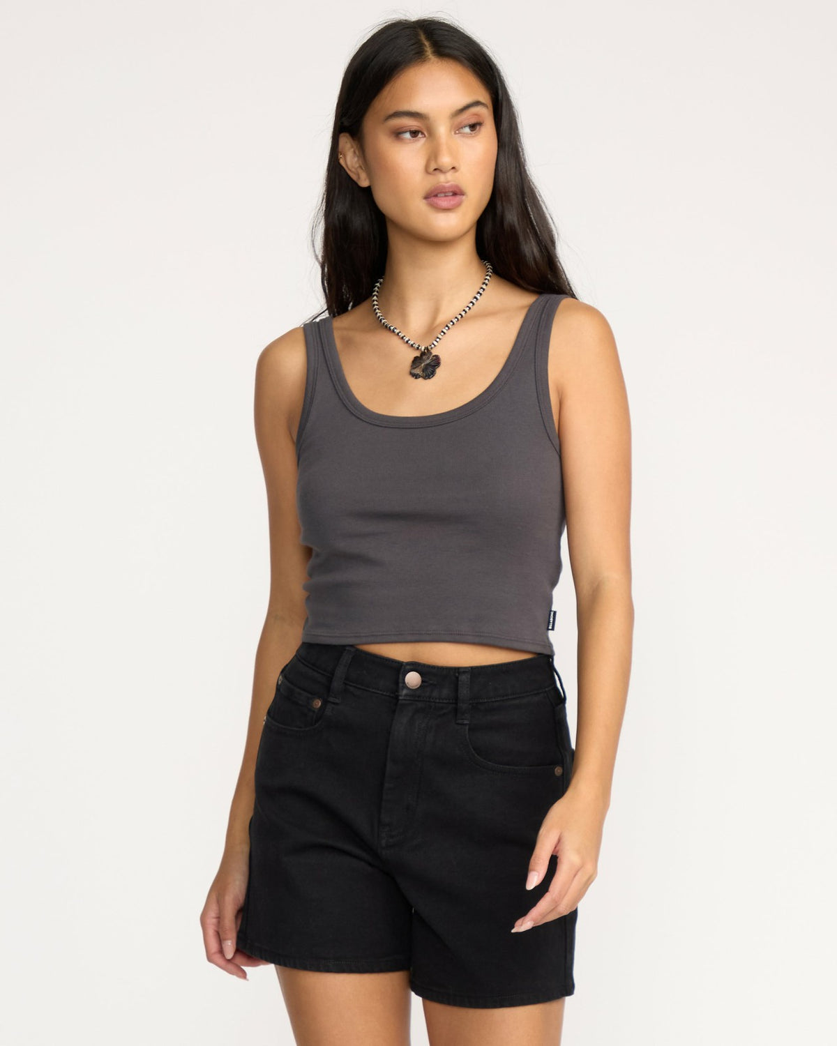 Goddess Knit Tank - Black Sands | Billabong