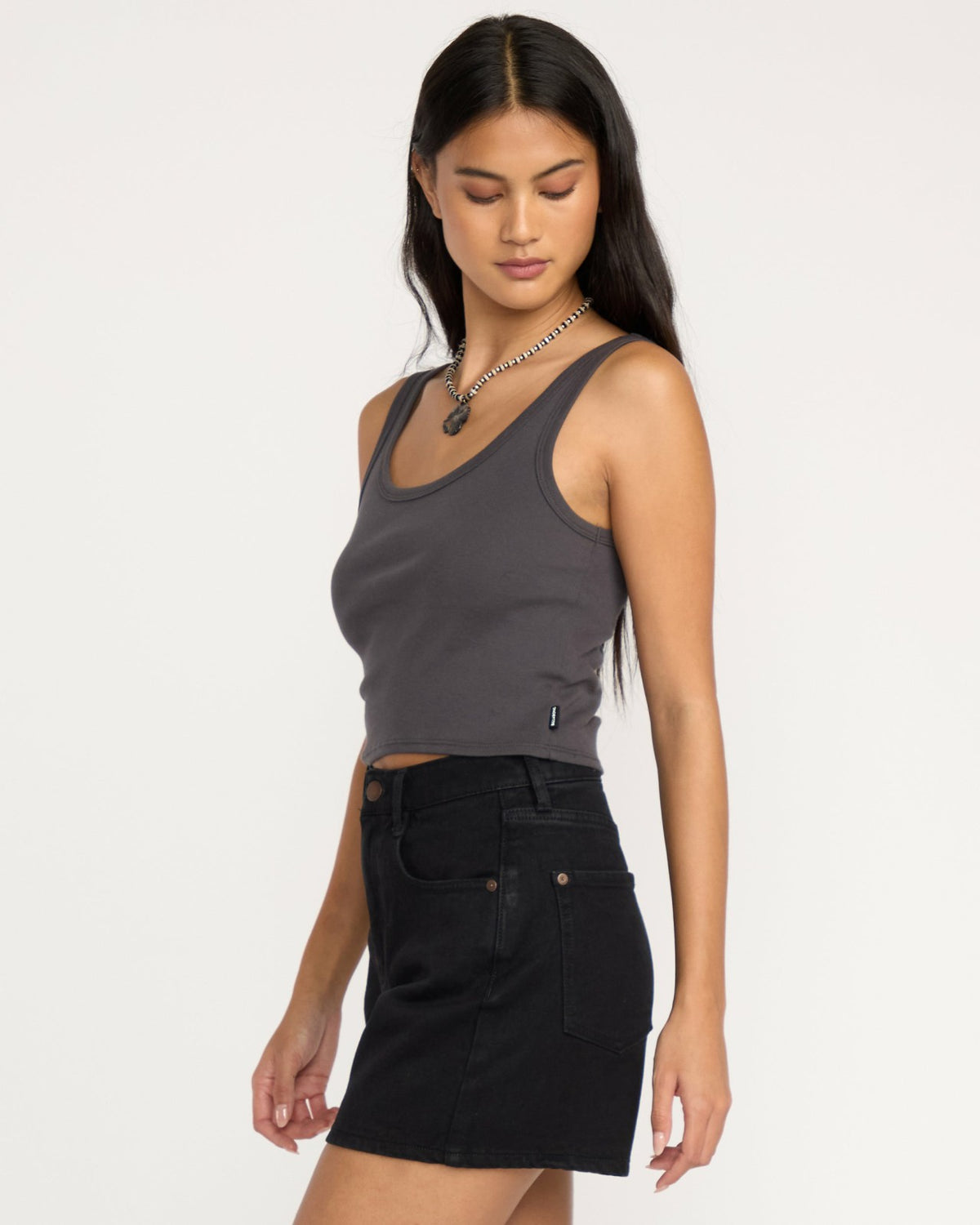 Goddess Knit Tank - Black Sands | Billabong