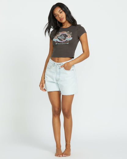 Goes Around Tee - Off Black | Billabong