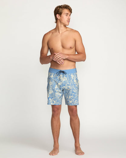 Good Times Pro Performance 18" Boardshorts - Carolina Blue | Billabong