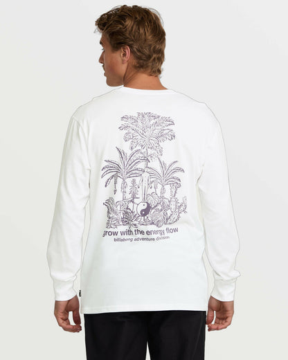 Grow A/Div Long Sleeve Tee - White | Billabong