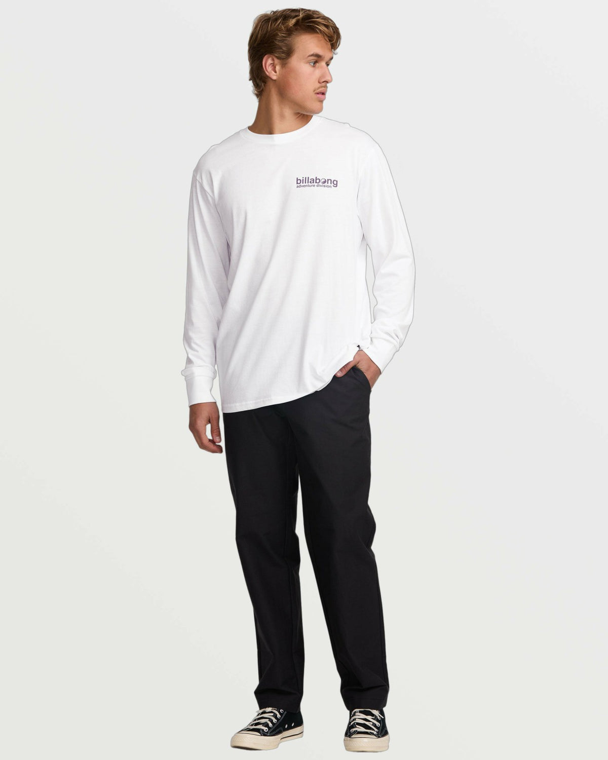 Grow A/Div Long Sleeve Tee - White | Billabong