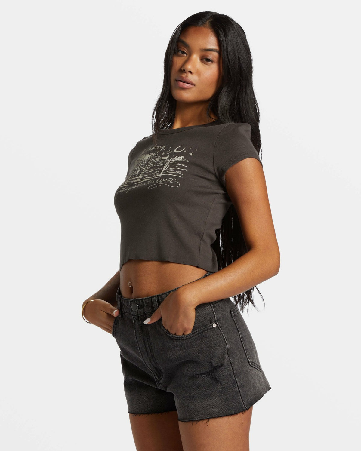 High Tides Denim Shorts - Fade To Black | Billabong
