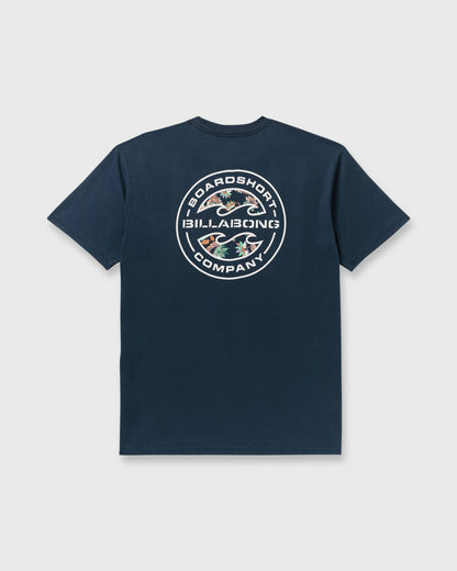 Hollow Premium Short Sleeve T-Shirt - Navy | Billabong