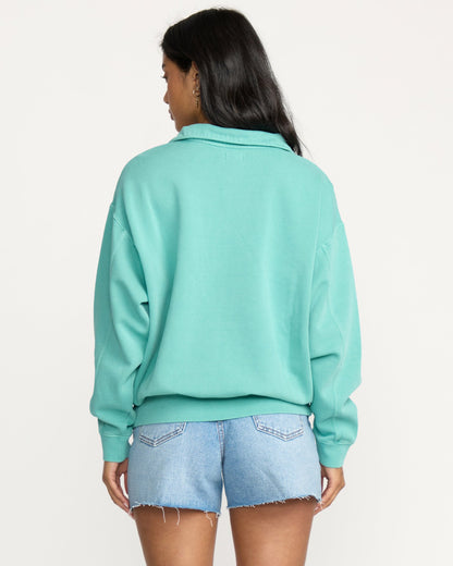 Hula Half Zip Sweatshirt - Blue Bird | Billabong