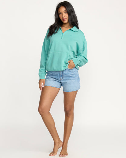 Hula Half Zip Sweatshirt - Blue Bird | Billabong