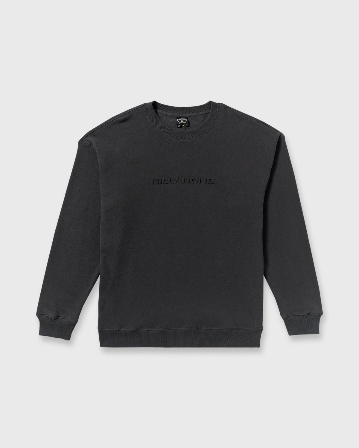 Iconic Emboss Crewneck Sweatshirt - Black | Billabong