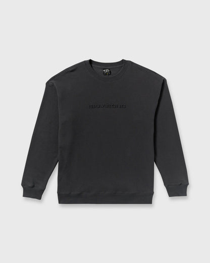 Iconic Emboss Crewneck Sweatshirt - Black | Billabong