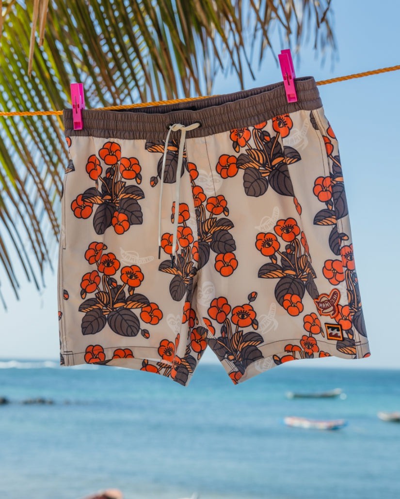 Billabong x Mami Wata Icons Laybacks 17" Trunks - Stone | Billabong