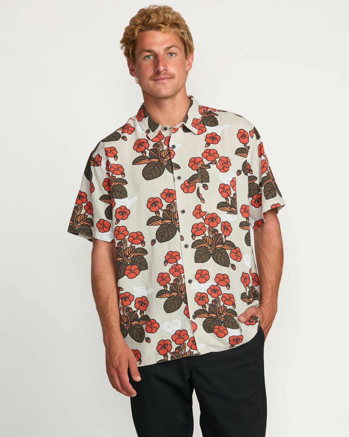Billabong x Mami Wata Icons Short Sleeve Shirt - Stone | Billabong