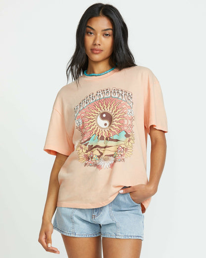 In The Balance Tee - Soft Peach | Billabong