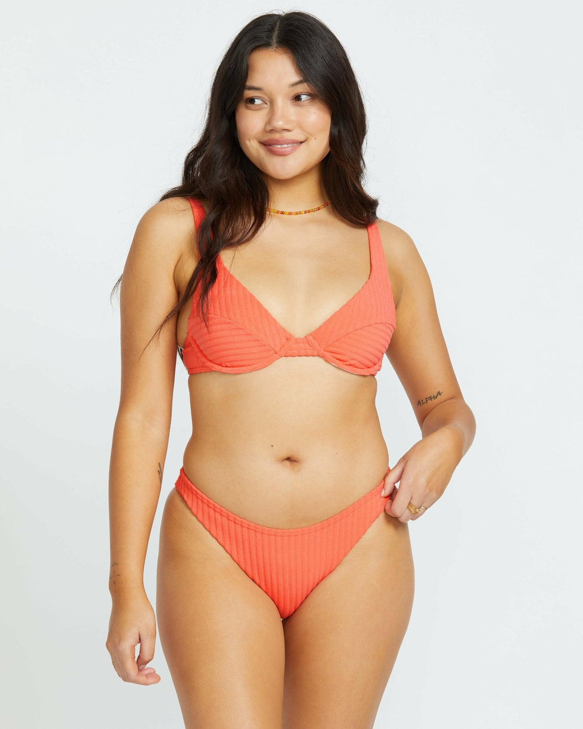 In The Loop Marina Underwire Bikini Top - Papaya | Billabong
