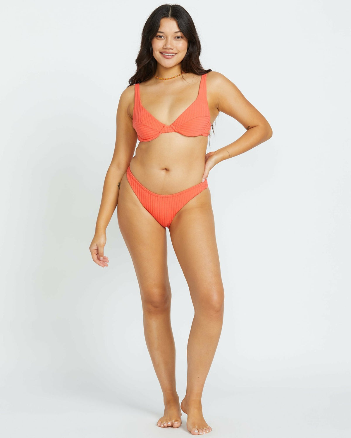 In The Loop Marina Underwire Bikini Top - Papaya | Billabong