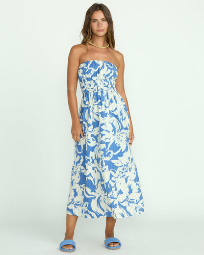 In The Sky Midi Dress - True Blue | Billabong