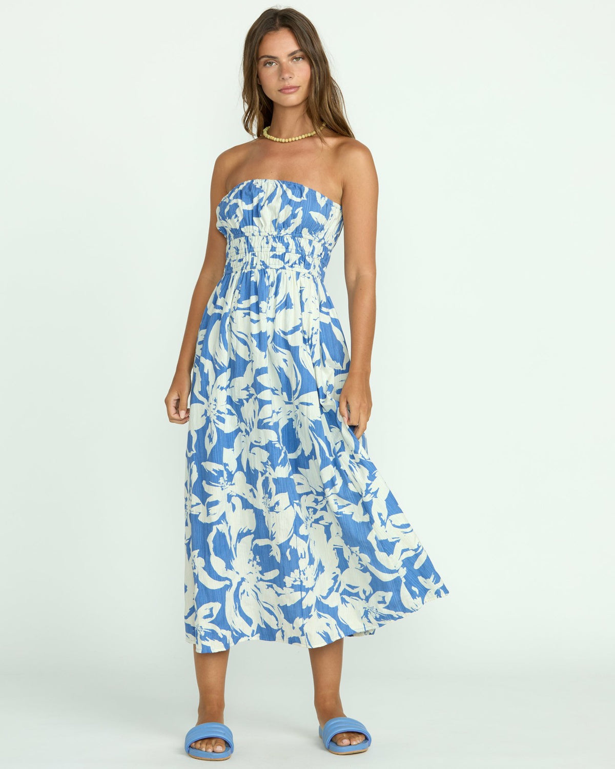 In The Sky Midi Dress - True Blue | Billabong