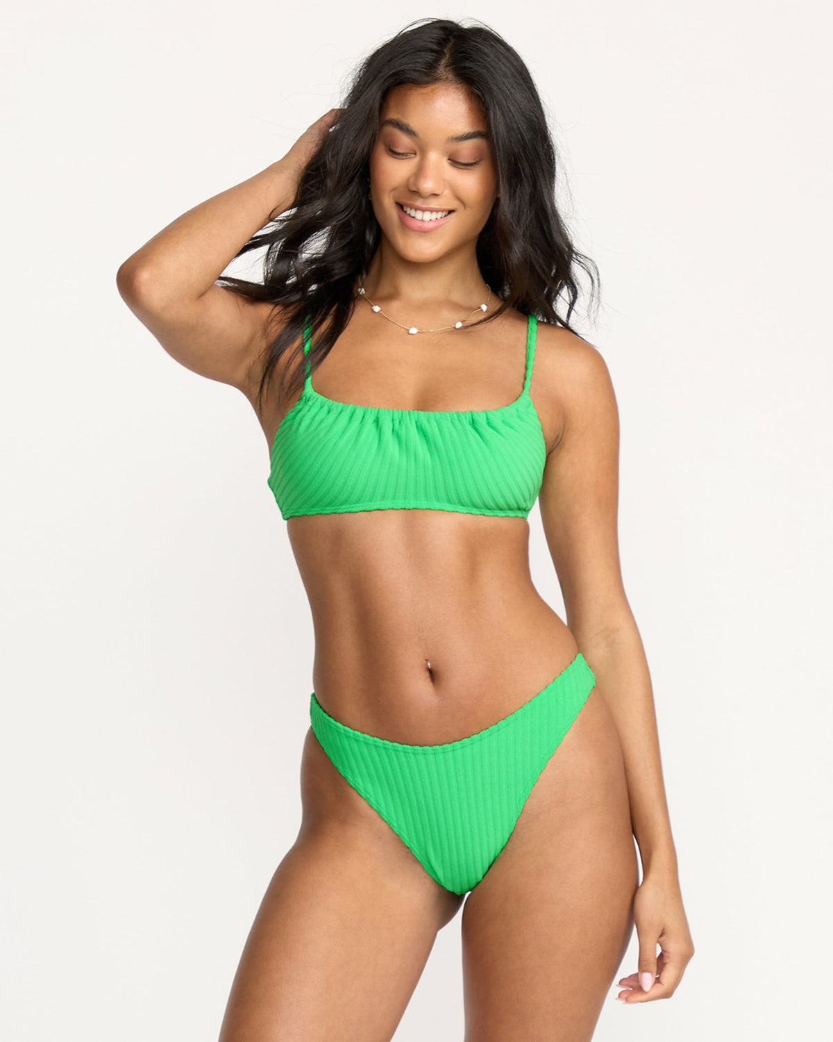 Josie In The Loop Skimpy Hike Bikini Bottom - Jungle Green | Billabong
