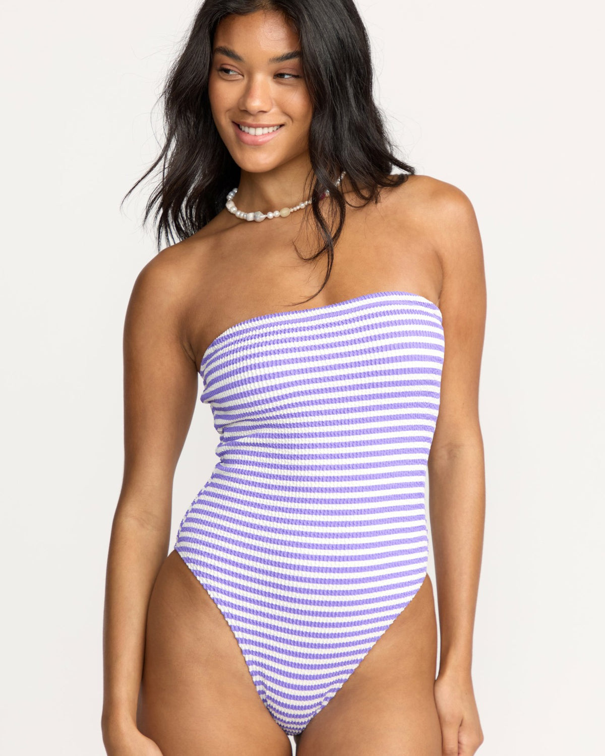 Josie Summer Hi Tully One-Piece Swimsuit - Purple Punch | Billabong