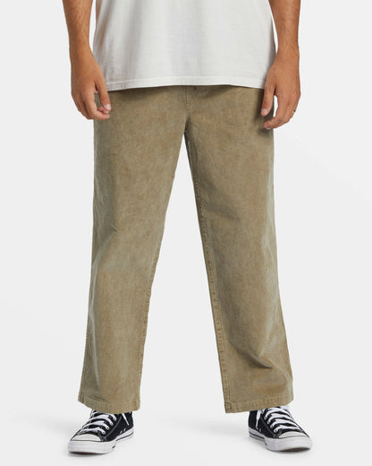 Larry Elastic Waist Corduroy Pants - Dune | Billabong