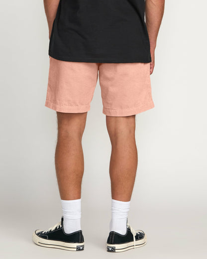 Larry Laybacks 19" Cord Shorts - Dusty Pink | Billabong