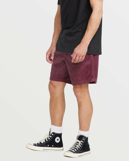 Larry Laybacks 19" Cord Shorts - Plum | Billabong