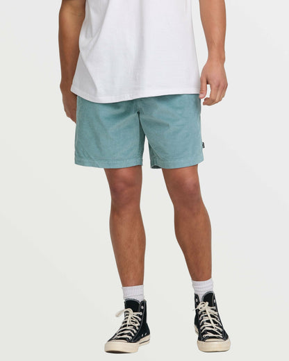 Larry Laybacks 19" Cord Shorts - Washed Blue | Billabong