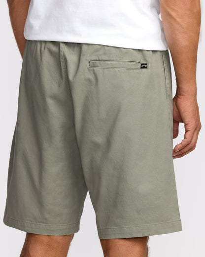 Larry Laybacks 19" Twill Shorts - Green Ash | Billabong