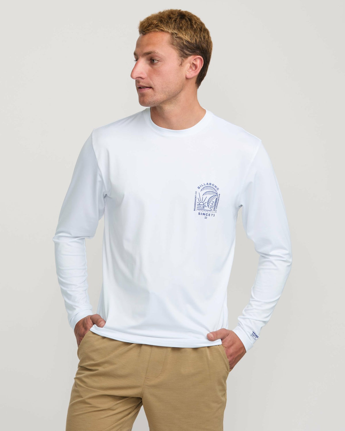 Last Night Loose Fit Long Sleeve Surf Tee - White | Billabong