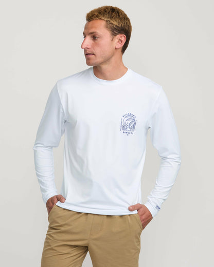 Last Night Loose Fit Long Sleeve Surf Tee - White | Billabong
