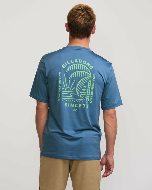 Last Night Loose Fit Short Sleeve Surf Tee - Bay Blue | Billabong