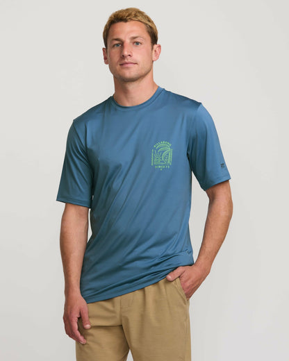 Last Night Loose Fit Short Sleeve Surf Tee - Bay Blue | Billabong